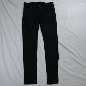 Rag + Bone 27 Legging‎ Super Skinny Black Brushed Knit Jeans